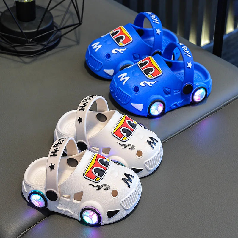 New Boys'  Light Slippers crazy car
