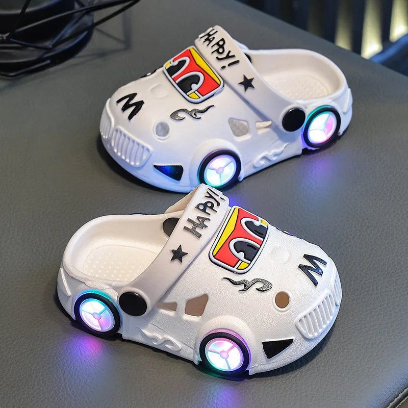 New Boys'  Light Slippers crazy car